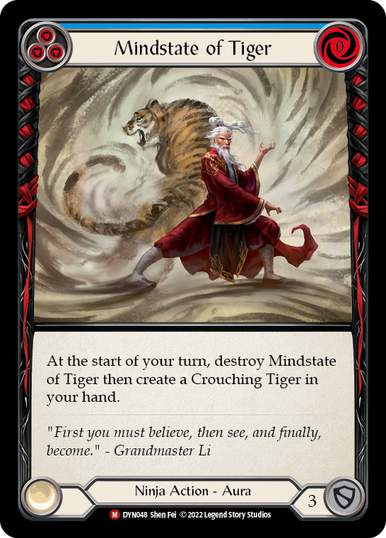 Mindstate of Tiger [DYN048] (Dynasty)  Rainbow Foil | Card Citadel