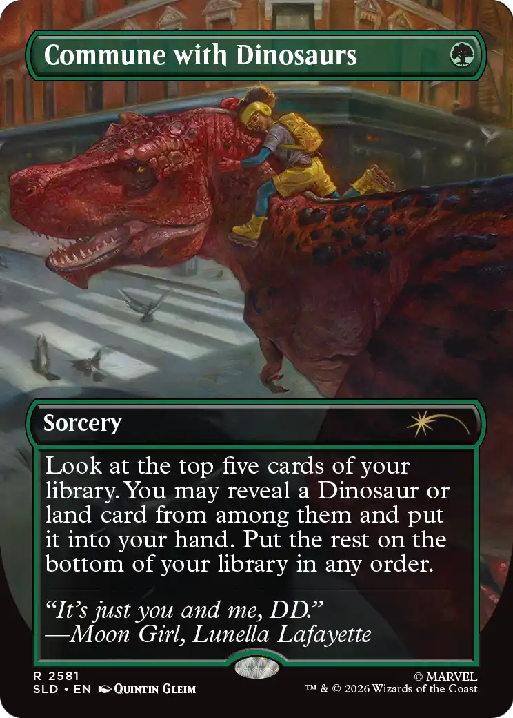 Commune with Dinosaurs [Secret Lair Drop Series] | Card Citadel