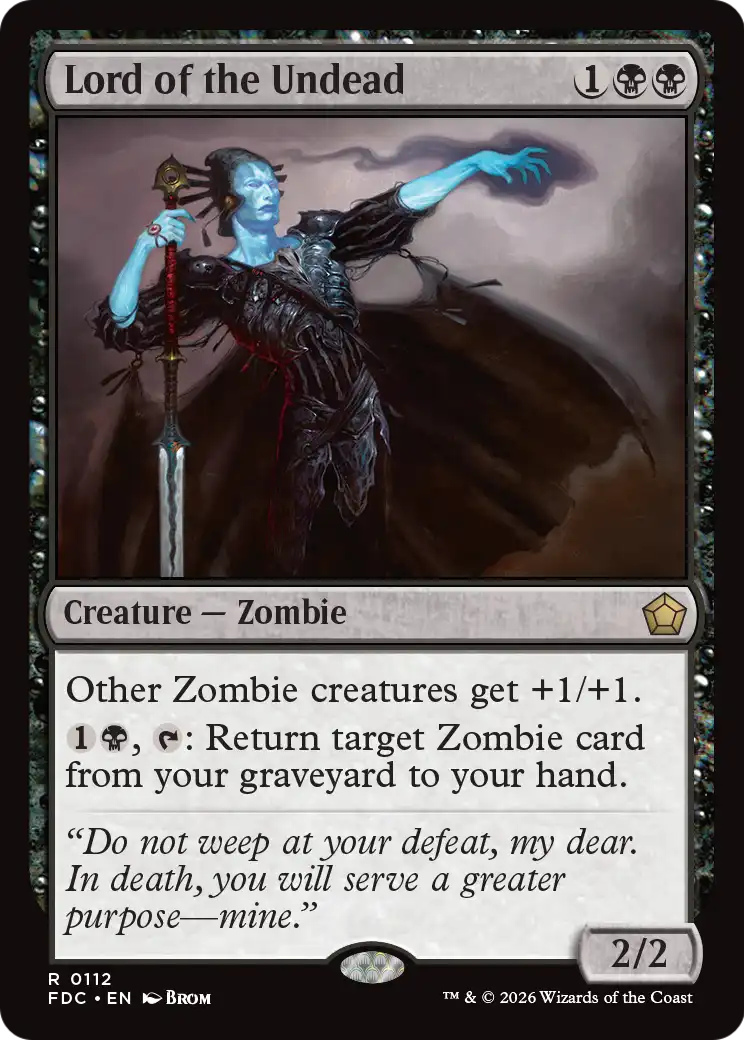Lord of the Undead [Foundations Commander] | Card Citadel