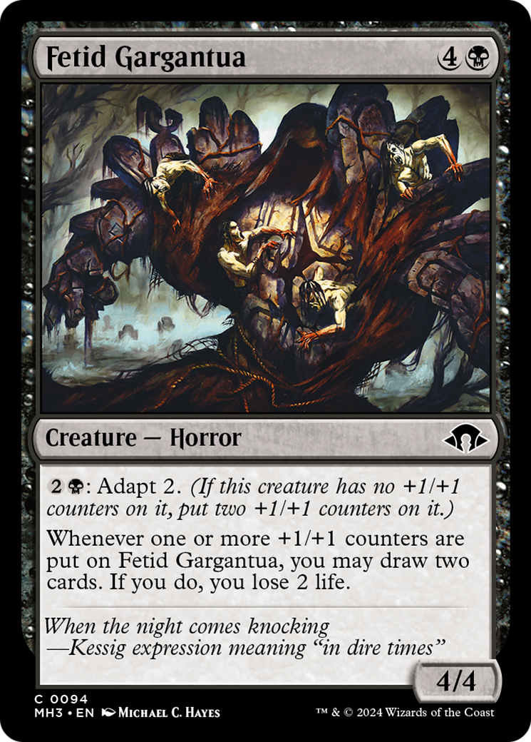 Fetid Gargantua [Modern Horizons 3] | Card Citadel