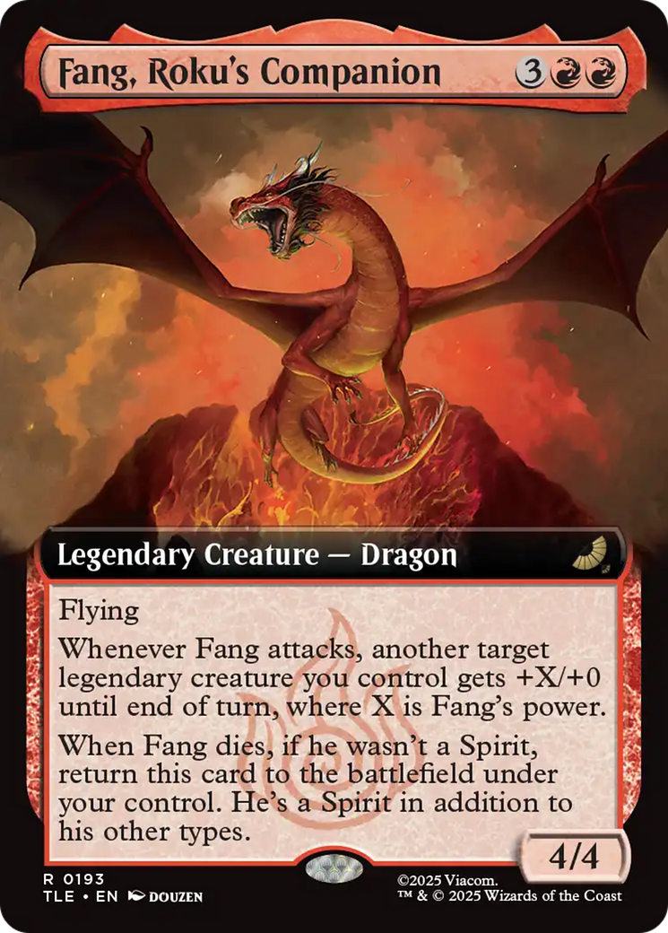 Fang, Roku's Companion (Extended Art) [Avatar: The Last Airbender: Eternal-Legal] | Card Citadel
