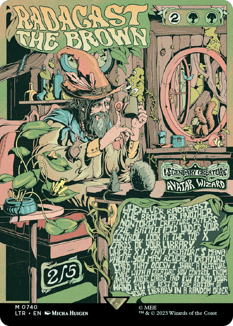 Radagast the Brown (Borderless Poster) [The Lord of the Rings: Tales of Middle-Earth] | Card Citadel