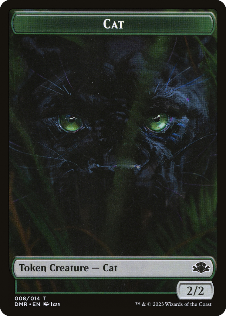 Cat Token (008) [Dominaria Remastered Tokens] | Card Citadel