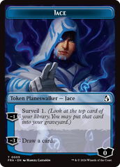 Spirit // Jace Double-Sided Token [Reality Fracture Commander Tokens] | Card Citadel