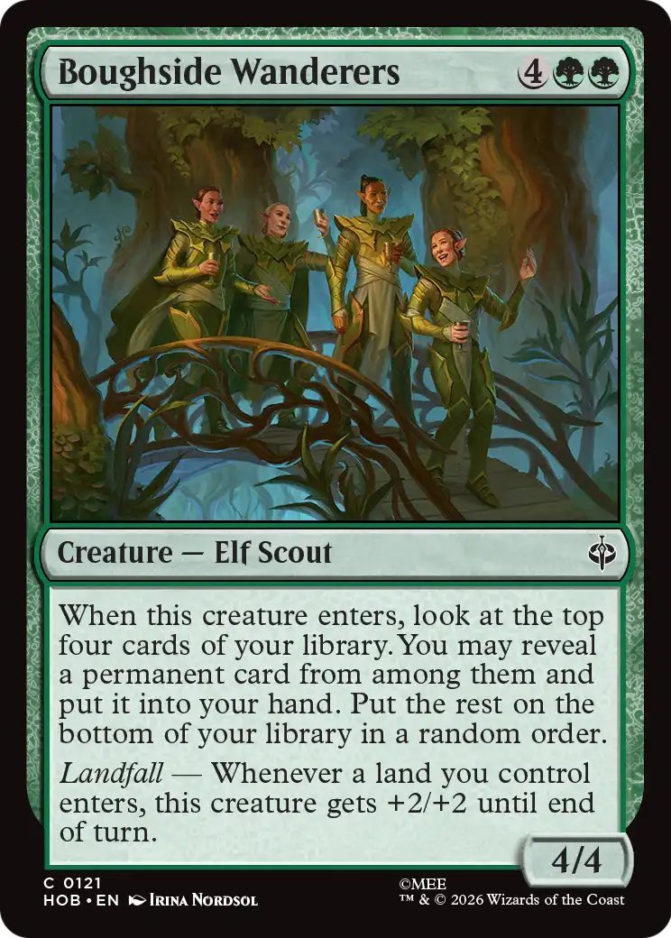 Boughside Wanderers [The Hobbit] | Card Citadel