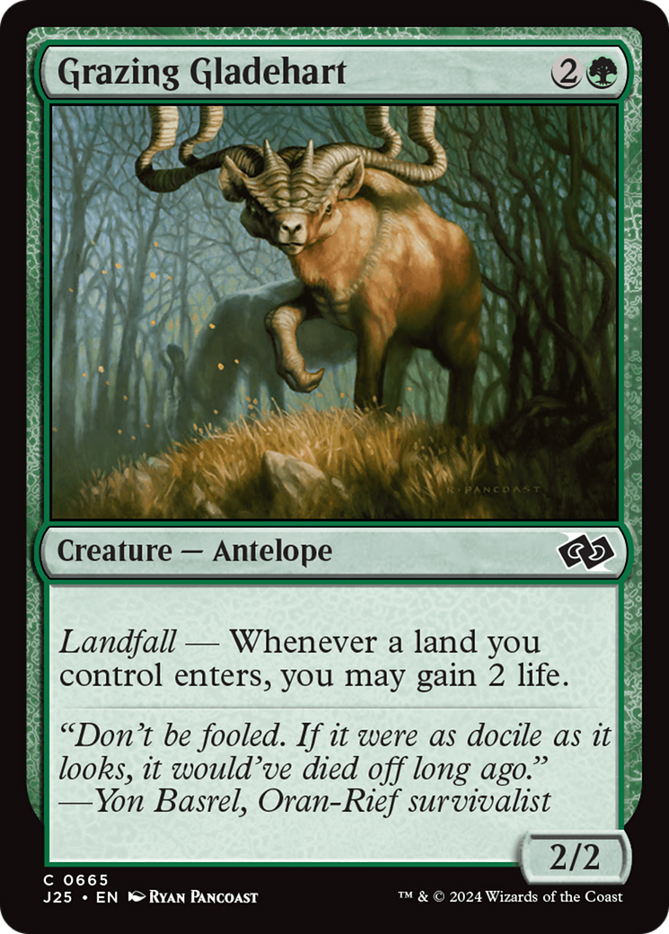 Grazing Gladehart [Foundations Jumpstart] | Card Citadel