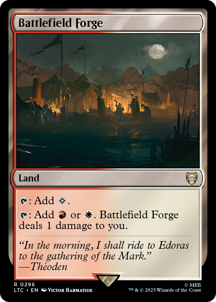 Battlefield Forge [The Lord of the Rings: Tales of Middle-Earth Commander] | Card Citadel