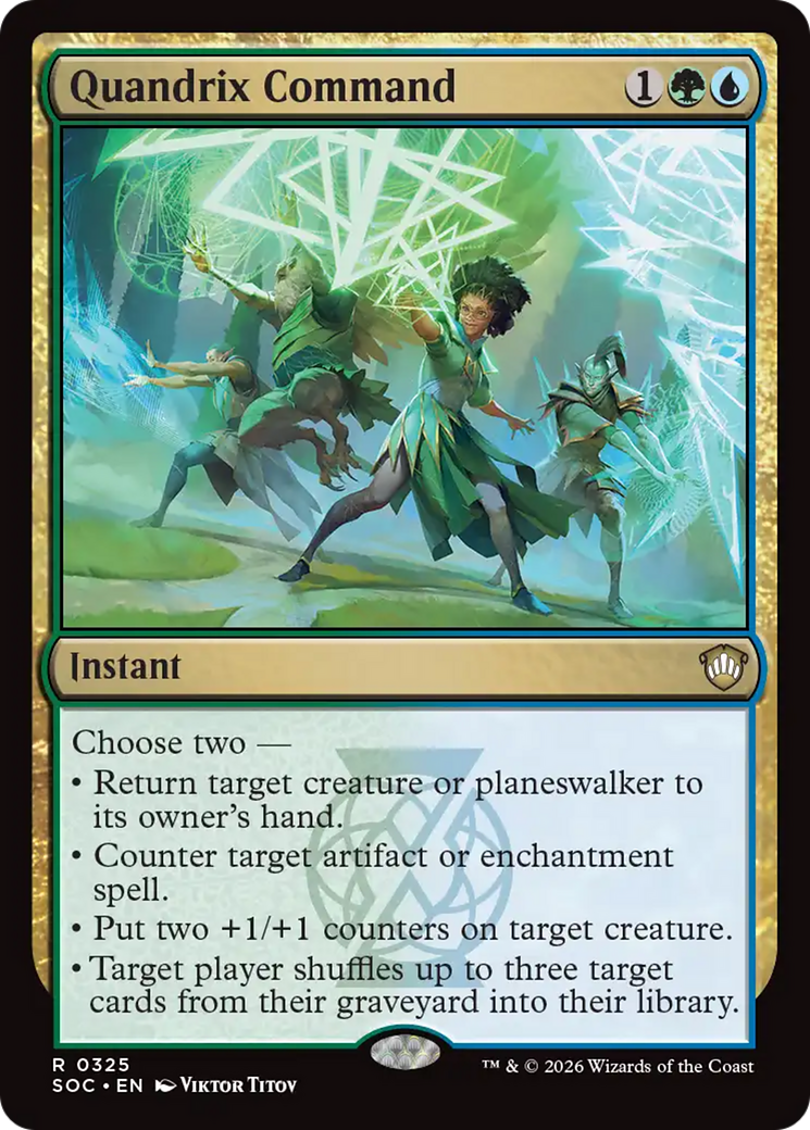 Quandrix Command [Secrets of Strixhaven Commander] | Card Citadel