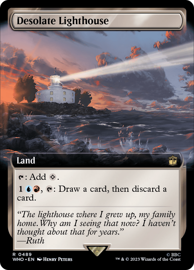 Desolate Lighthouse (Extended Art) [Doctor Who] | Card Citadel