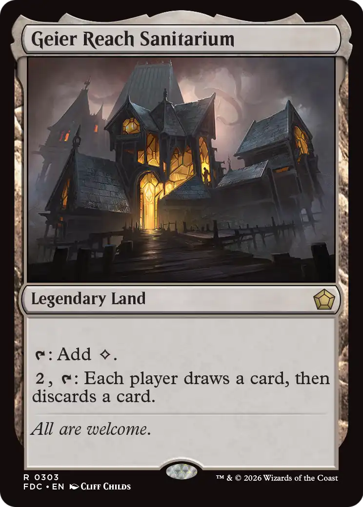 Geier Reach Sanitarium [Foundations Commander] | Card Citadel