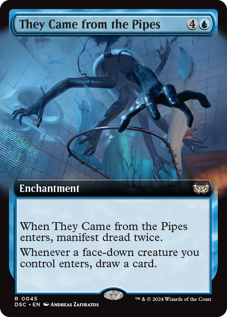 They Came from the Pipes (Extended Art) [Duskmourn: House of Horror Commander] | Card Citadel