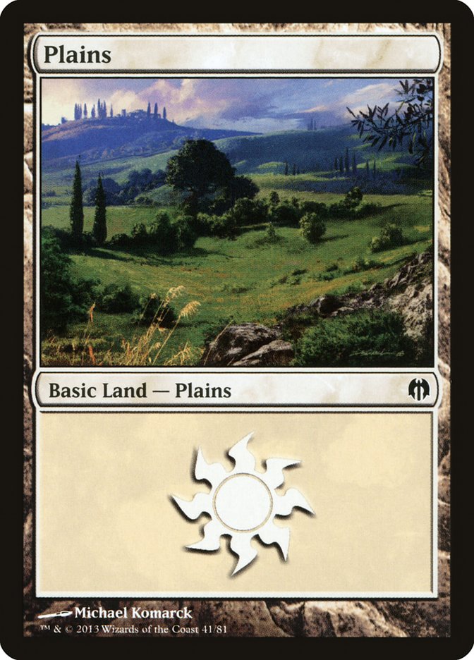 Plains (41) [Duel Decks: Heroes vs. Monsters] | Card Citadel