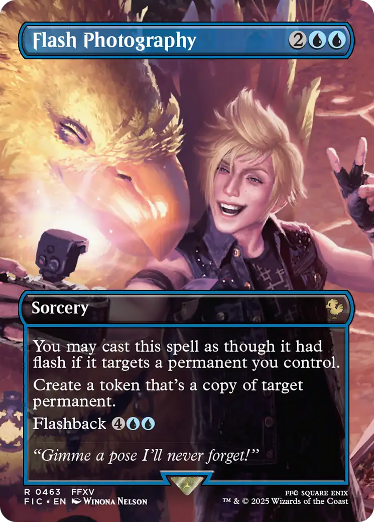 Flash Photography (Borderless) [FINAL FANTASY Commander] | Card Citadel