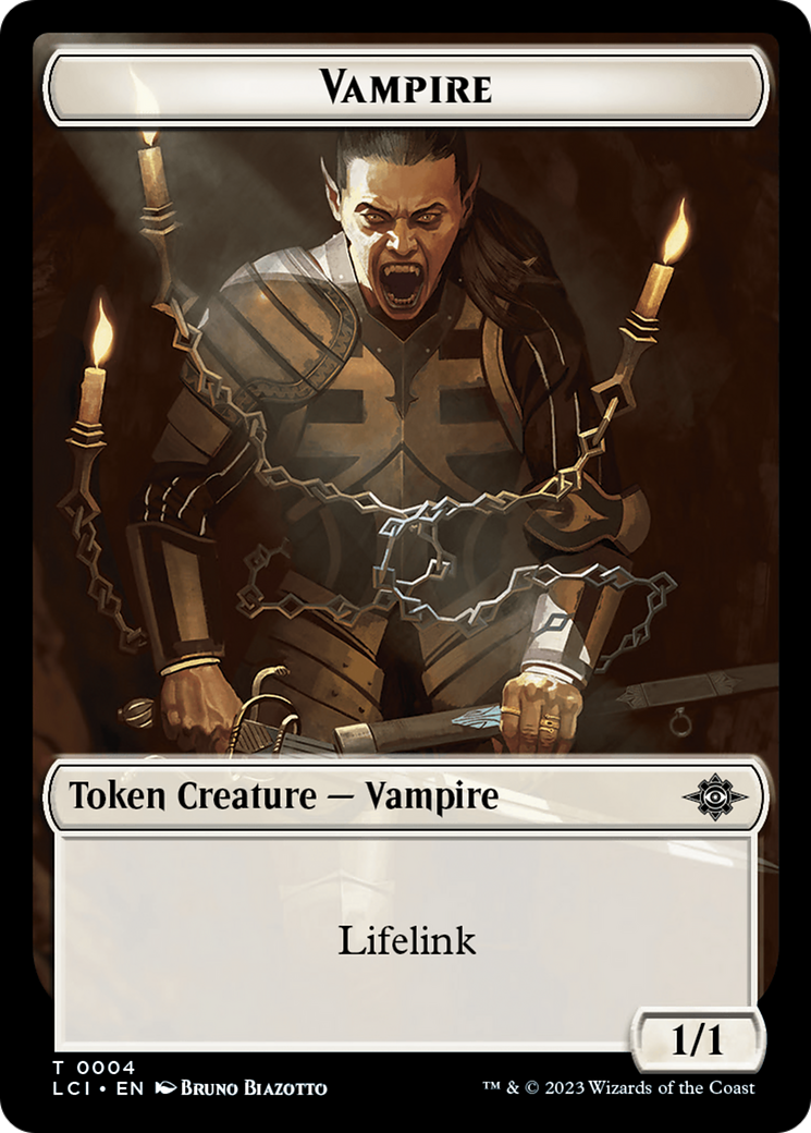 Vampire // Skeleton Pirate Double-Sided Token [The Lost Caverns of Ixalan Tokens] | Card Citadel