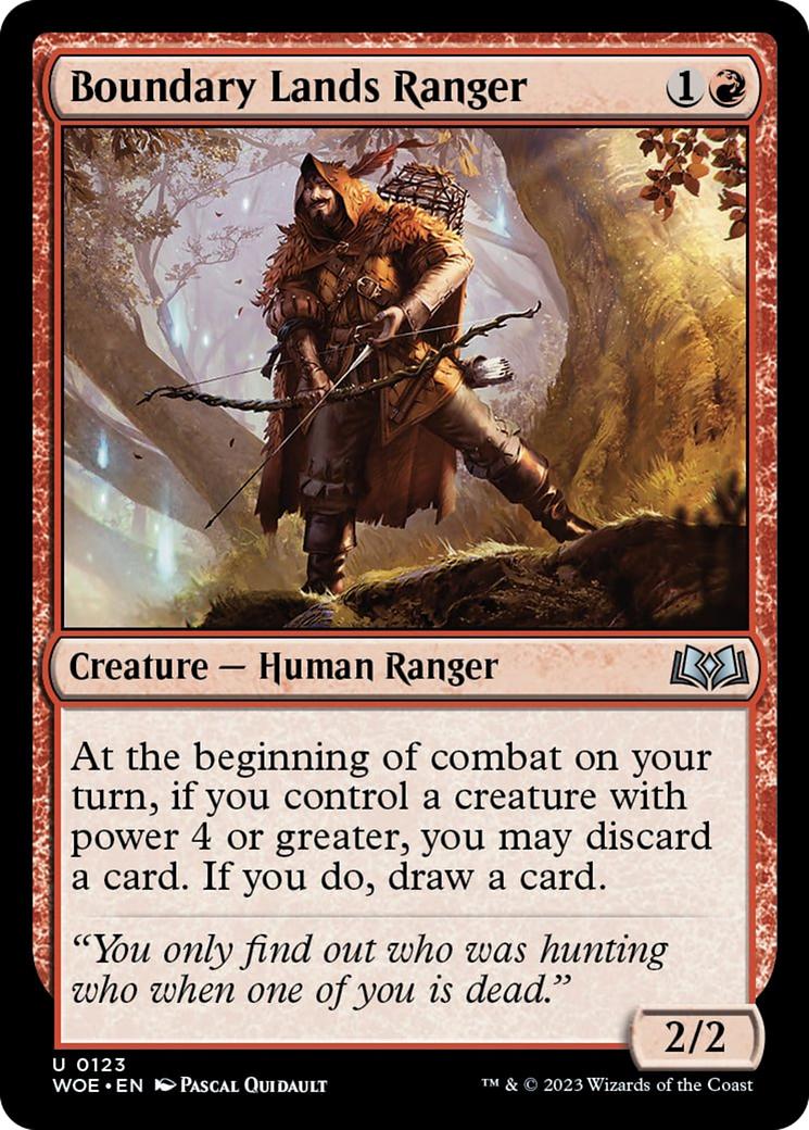 Boundary Lands Ranger [Wilds of Eldraine] | Card Citadel