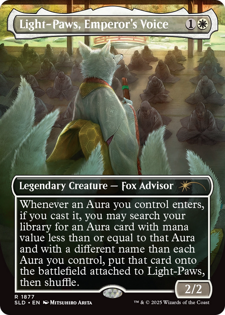 Light-Paws, Emperor's Voice (Rainbow Foil) [Secret Lair Drop Series] | Card Citadel