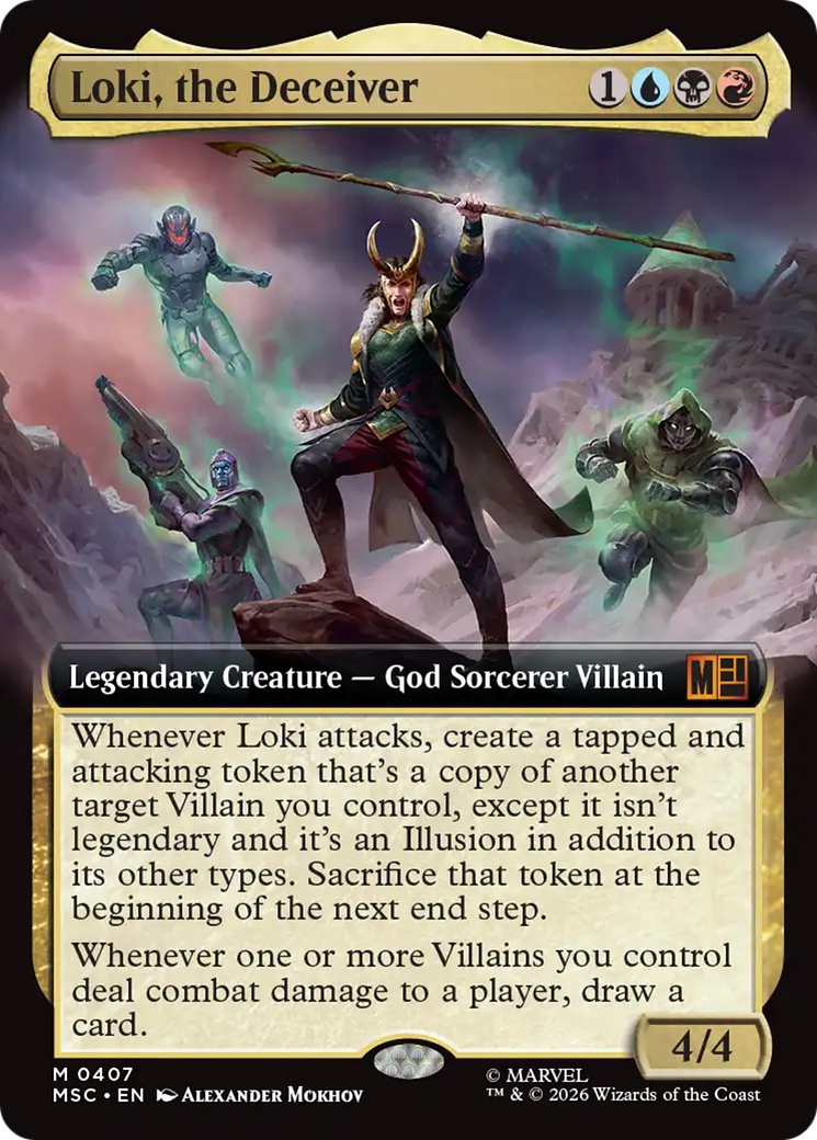 Loki, the Deceiver (Extended Art) [Marvel Super Heroes Commander] | Card Citadel
