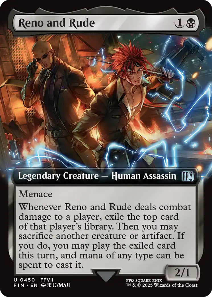 Reno and Rude (Extended Art) [FINAL FANTASY] | Card Citadel