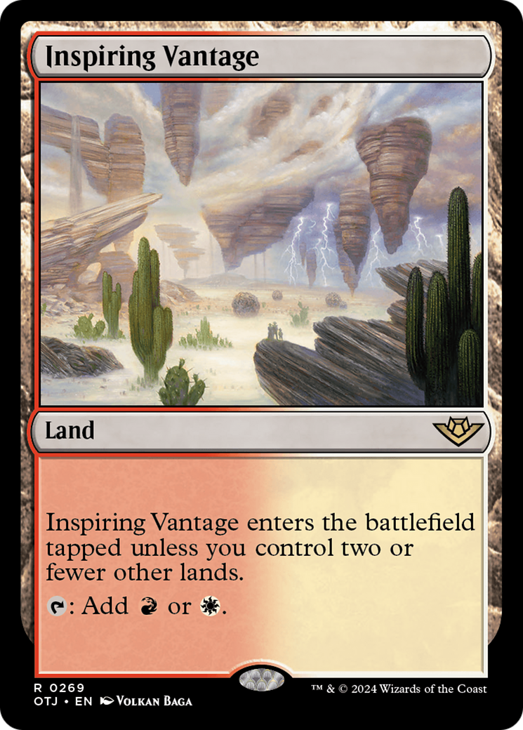 Inspiring Vantage [Outlaws of Thunder Junction] | Card Citadel