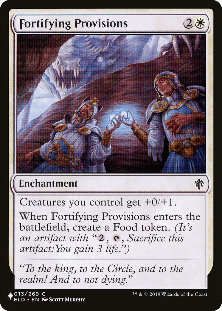 Fortifying Provisions [The List] | Card Citadel