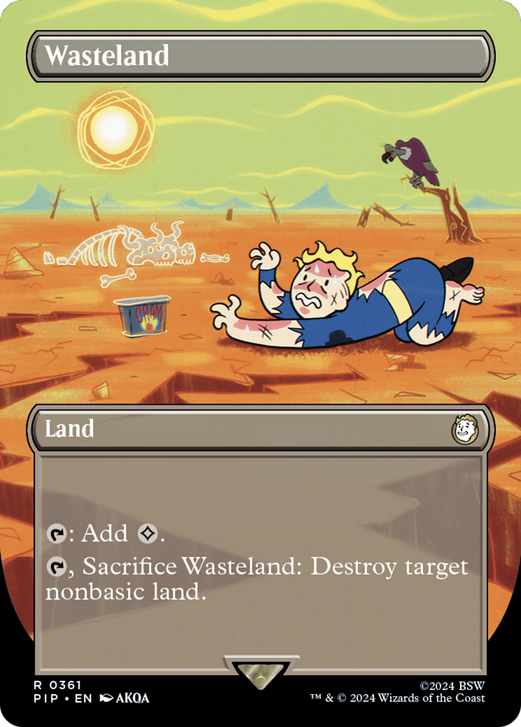 Wasteland (Borderless) [Fallout] | Card Citadel