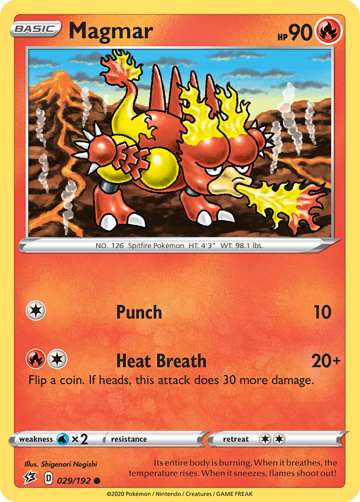 Magmar (029/192) [Sword & Shield: Rebel Clash] | Card Citadel