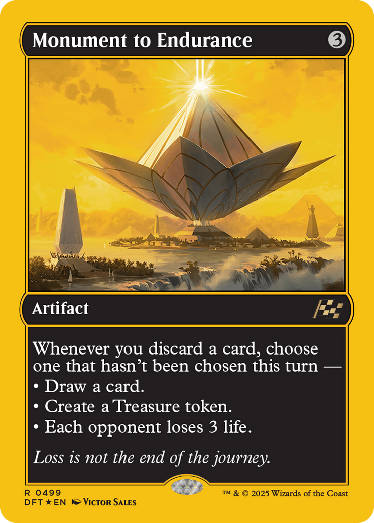 Monument to Endurance (First-Place Foil) [Aetherdrift] | Card Citadel