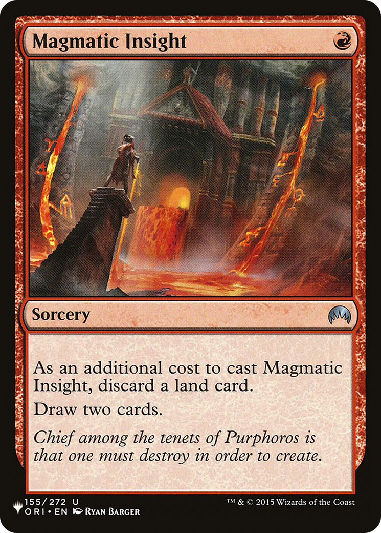 Magmatic Insight [The List Reprints] | Card Citadel