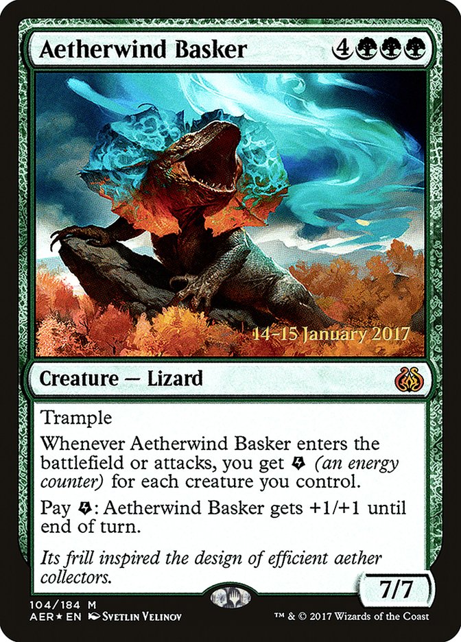 Aetherwind Basker [Aether Revolt Prerelease Promos] | Card Citadel