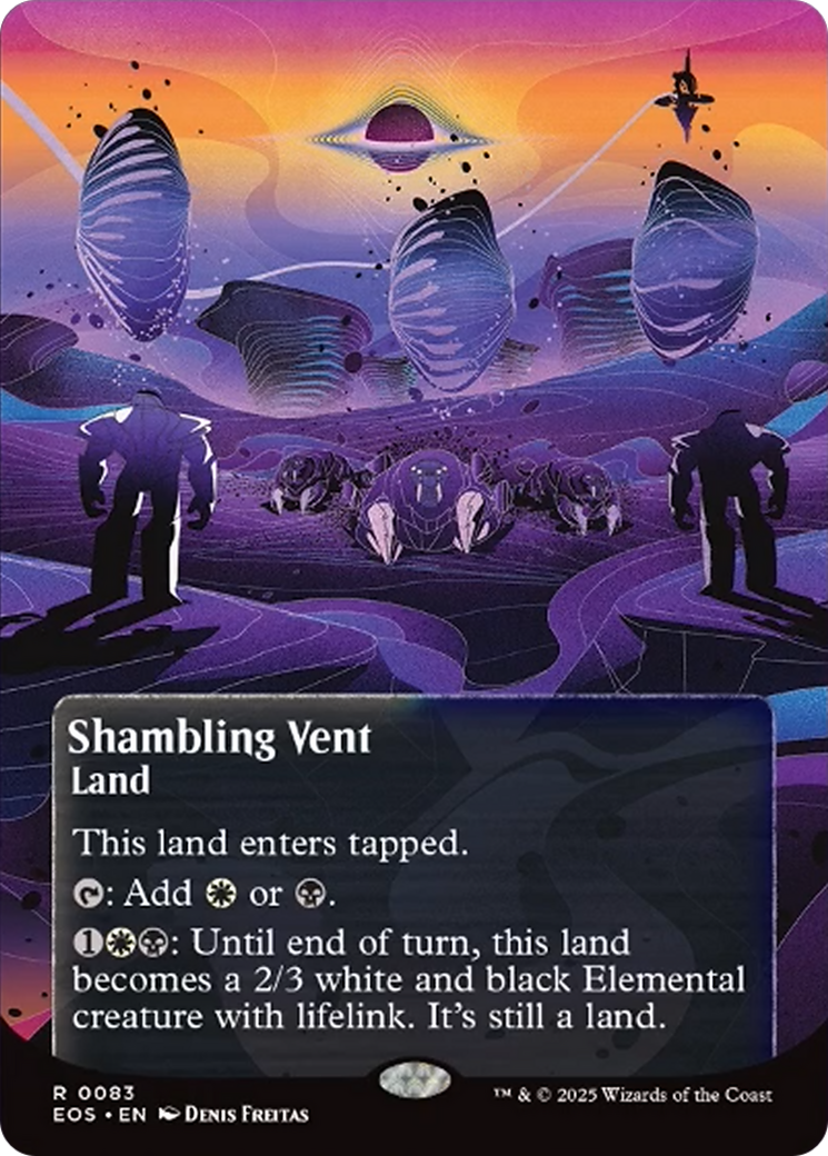 Shambling Vent (0083) (Borderless) [Edge of Eternities: Stellar Sights] | Card Citadel