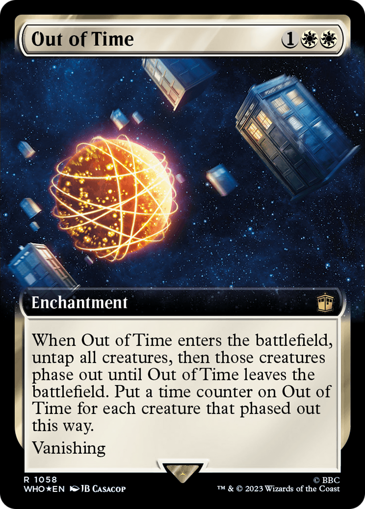 Out of Time (Extended Art) (Surge Foil) [Doctor Who] | Card Citadel