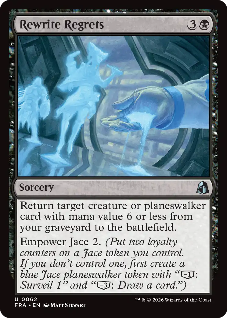 Rewrite Regrets [Reality Fracture] | Card Citadel