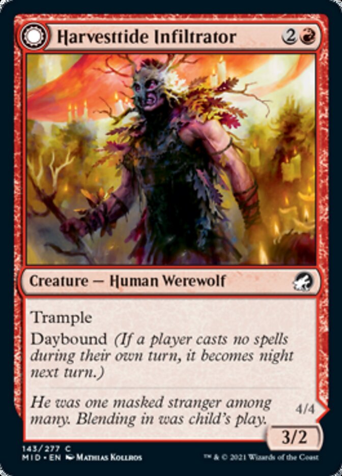 Harvesttide Infiltrator // Harvesttide Assailant [Innistrad: Midnight Hunt] | Card Citadel