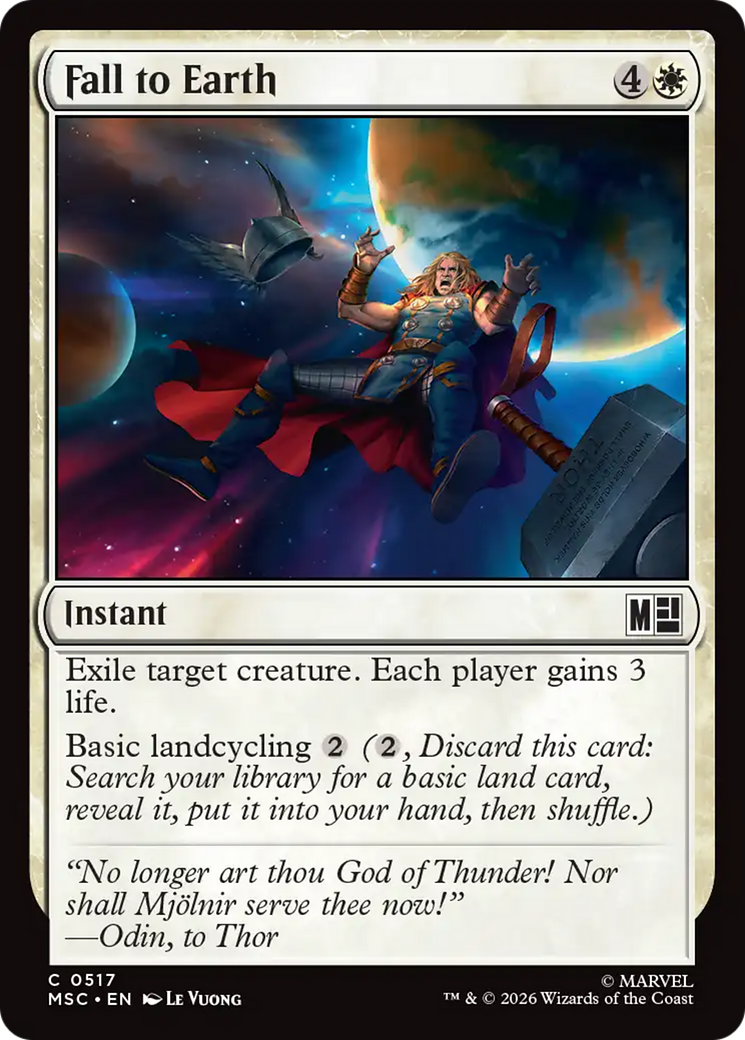 Fall to Earth [Marvel Super Heroes Commander] | Card Citadel