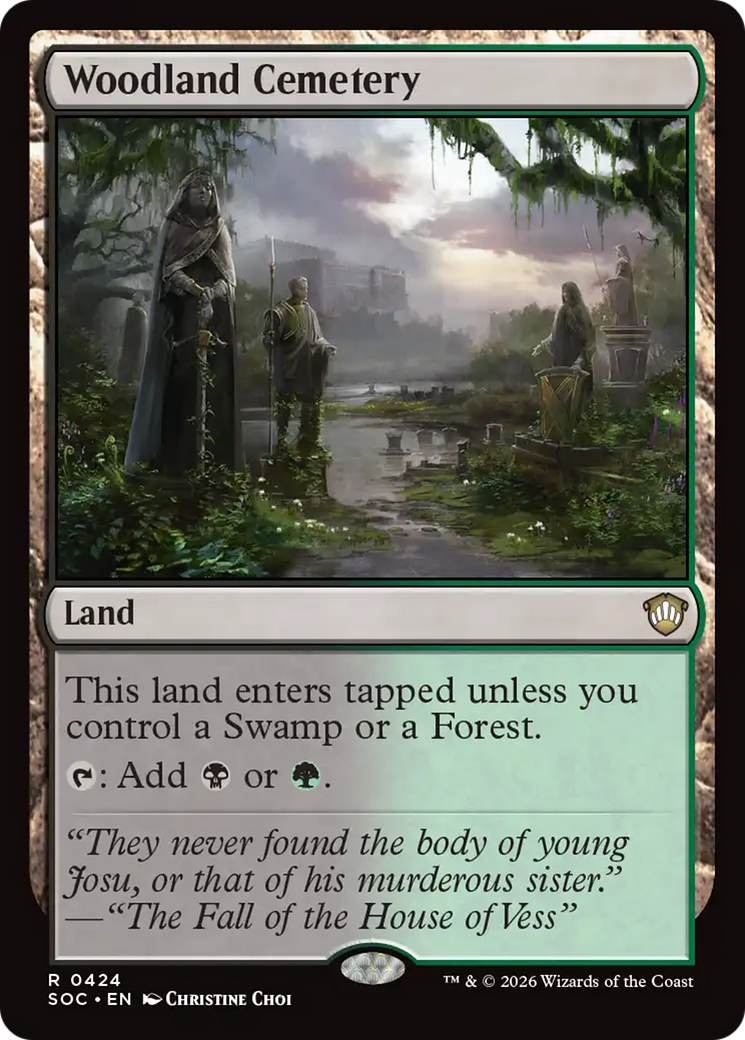 Woodland Cemetery [Secrets of Strixhaven Commander] | Card Citadel