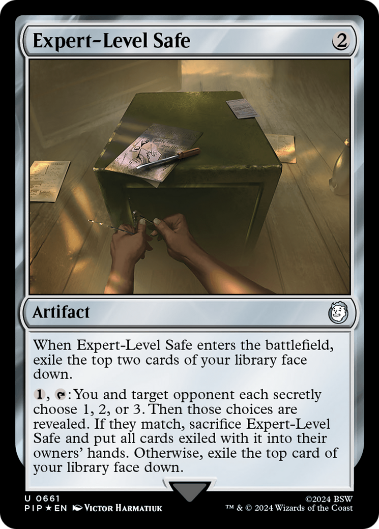 Expert-Level Safe (Surge Foil) [Fallout] | Card Citadel