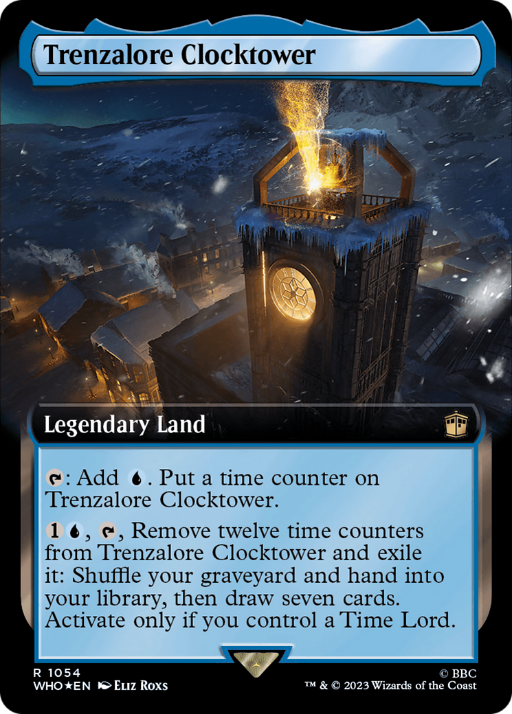 Trenzalore Clocktower (Extended Art) (Surge Foil) [Doctor Who] | Card Citadel