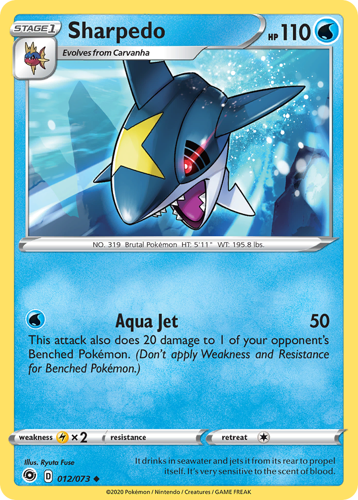 Sharpedo (012/073) [Sword & Shield: Champion's Path] | Card Citadel