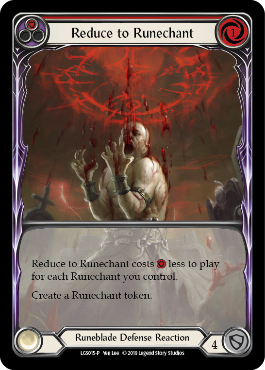 Reduce to Runechant (Red) [LGS015-P] (Promo)  1st Edition Normal | Card Citadel