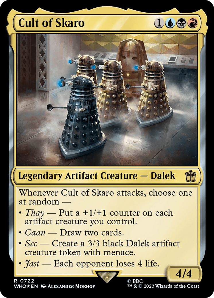 Cult of Skaro (Surge Foil) [Doctor Who] | Card Citadel