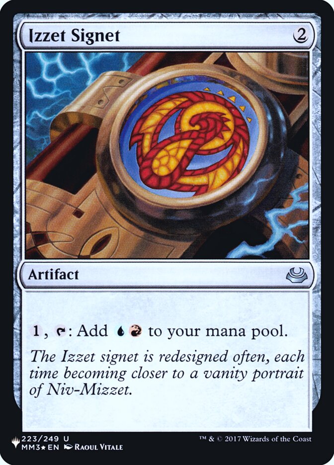 Izzet Signet [Secret Lair: Heads I Win, Tails You Lose] | Card Citadel