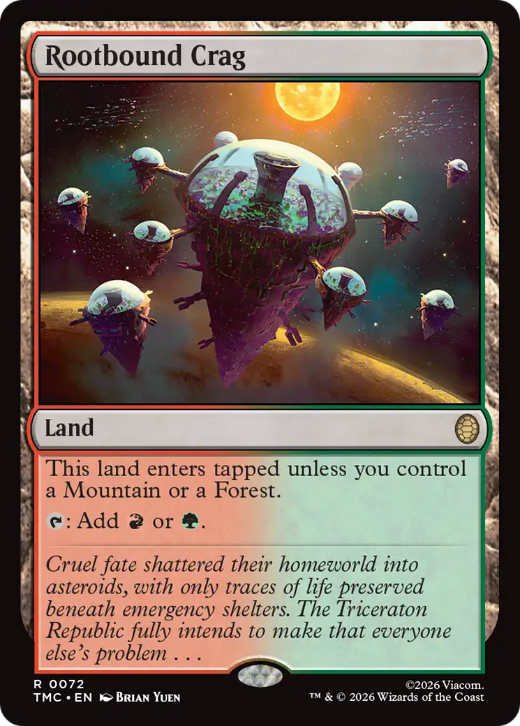 Rootbound Crag [Teenage Mutant Ninja Turtles Commander] | Card Citadel