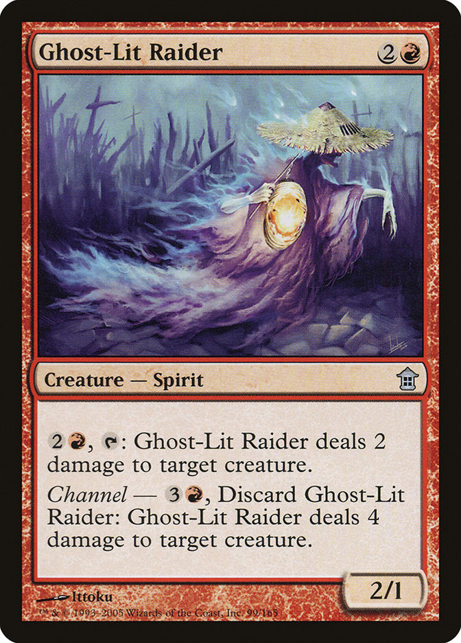 Ghost-Lit Raider [Saviors of Kamigawa] | Card Citadel