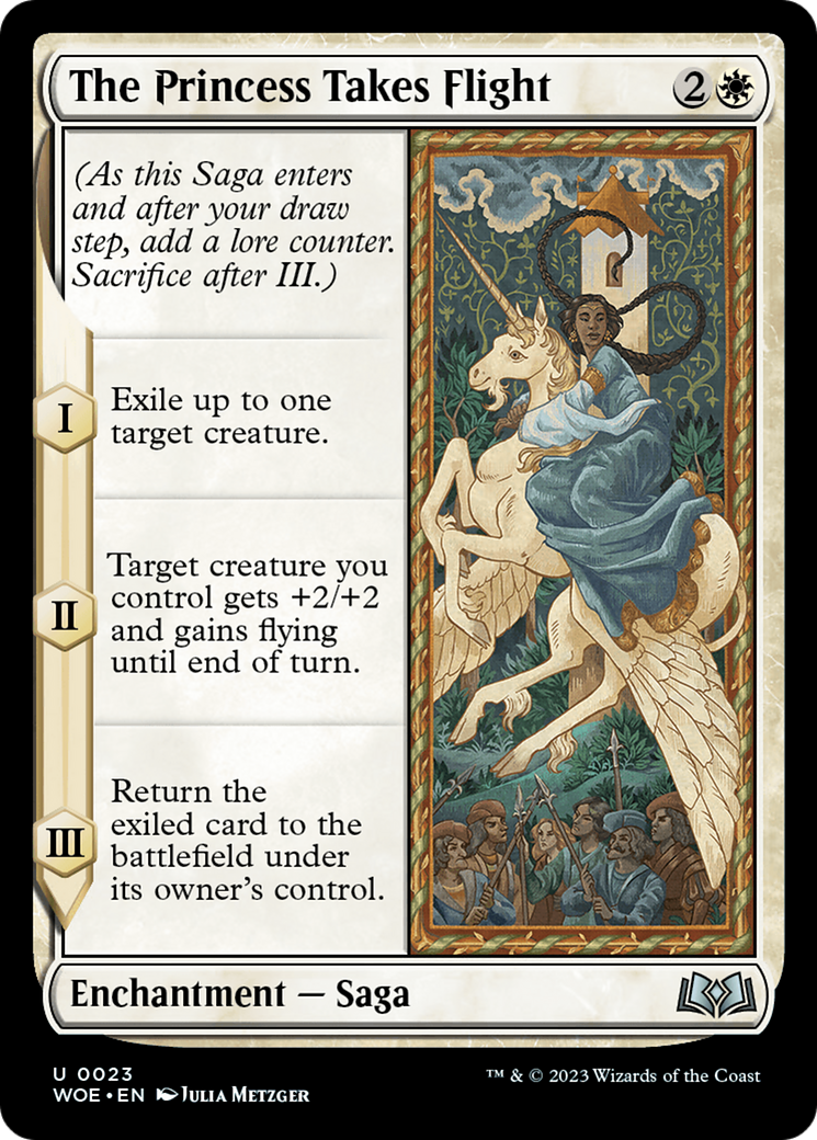 The Princess Takes Flight [Wilds of Eldraine] | Card Citadel