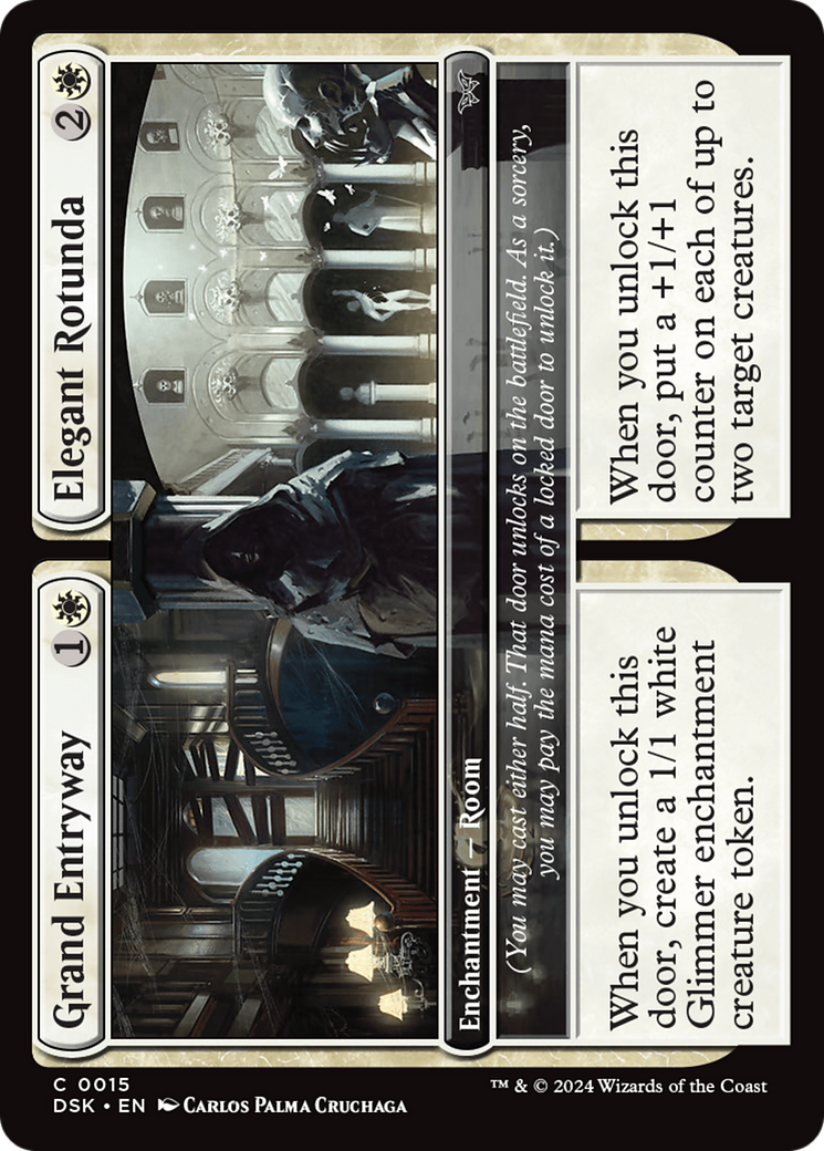 Grand Entryway // Elegant Rotunda (0015) [Duskmourn: House of Horror] | Card Citadel