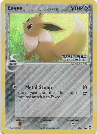 Eevee (68/113) (Delta Species) (Stamped) [EX: Delta Species] | Card Citadel