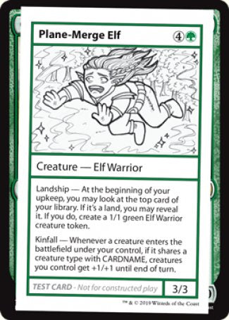 Plane-Merge Elf (2021 Edition) [Mystery Booster Playtest Cards] | Card Citadel