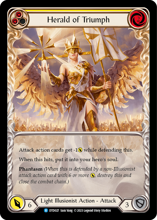 Herald of Triumph (Yellow) [DTD027] (Dusk Till Dawn) | Card Citadel