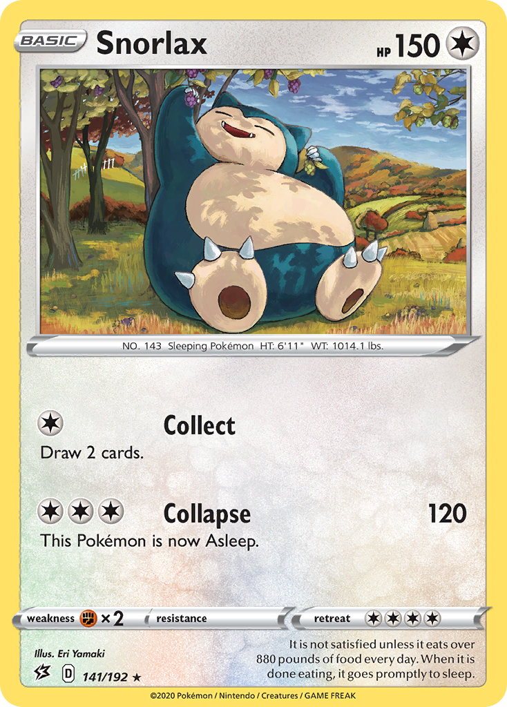 Snorlax (141/192) [Sword & Shield: Rebel Clash] | Card Citadel