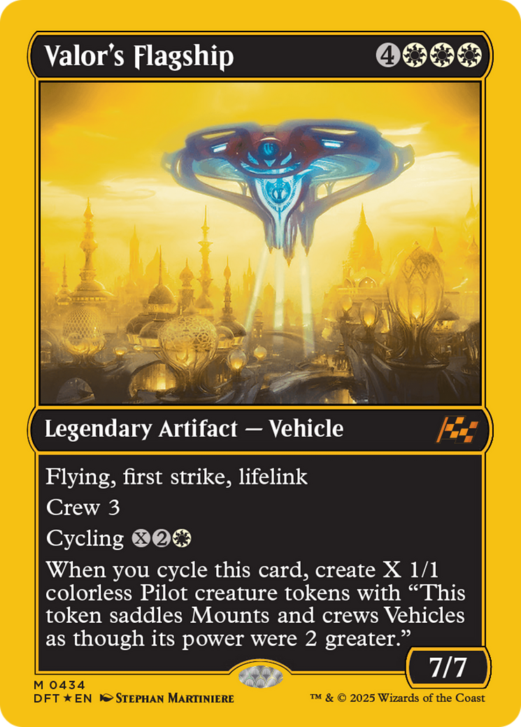 Valor's Flagship (First-Place Foil) [Aetherdrift] | Card Citadel